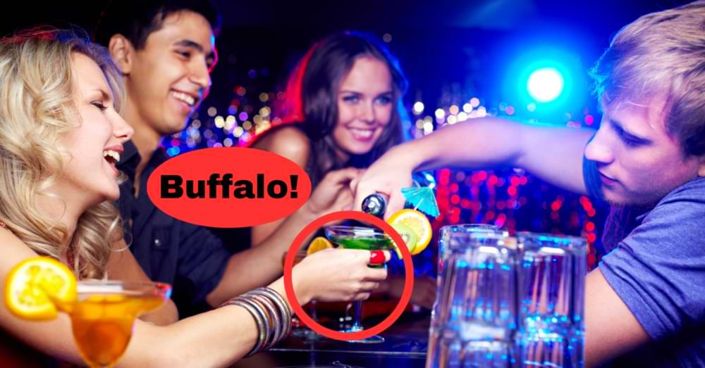 Buffalo drinking game right hand